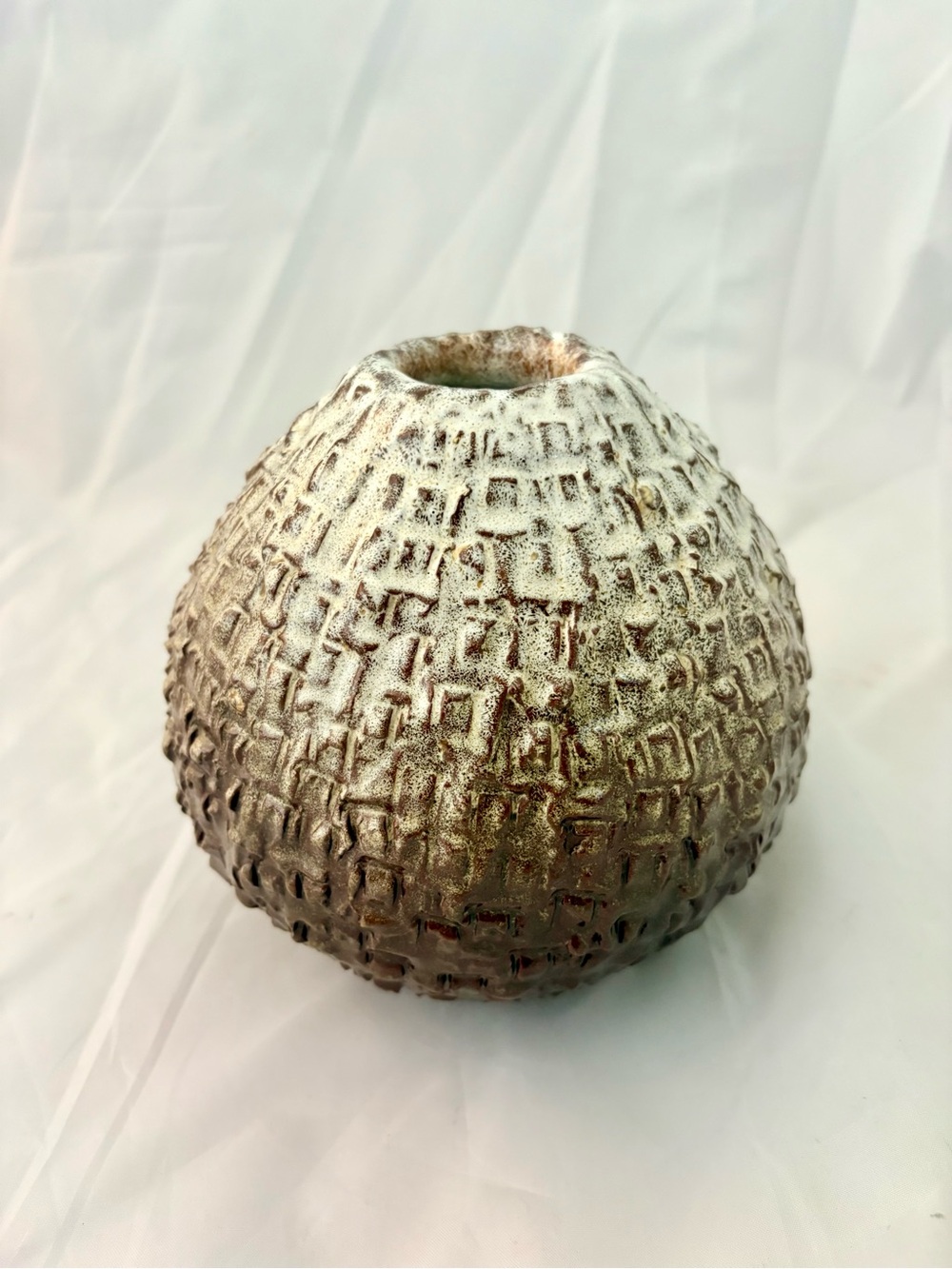 Mid Century Modern Brutalist Studio Pottery Base by Kreager
